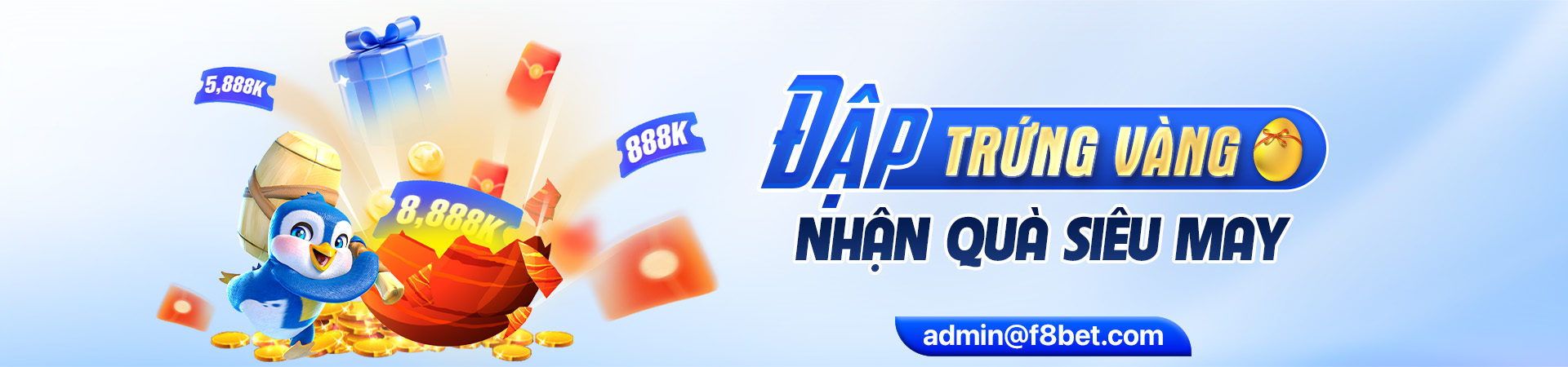 f8bet banner chương trình đập trứng